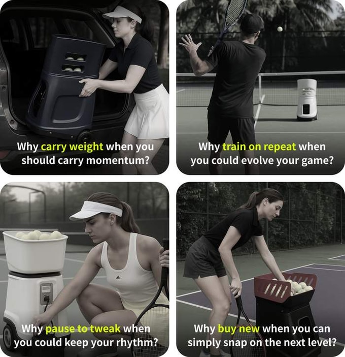 테니익스 테니스 볼 머신 비전 기반 AI 테니스 로봇  - Sports Equipment Tennis 리뷰 및 가격