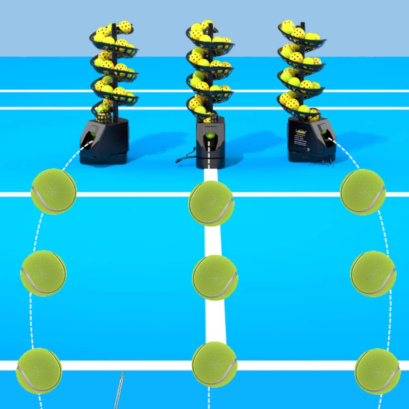 조절 가능한 테니스 볼 머신 자동 휴대용 테니스 서브  - Sports Equipment Tennis 리뷰 및 가격