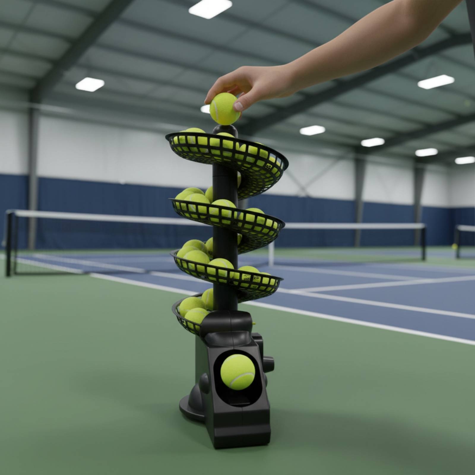 휴대용 테니스 볼 머신 다중 설정 어린이용 스포츠 훈련 - Sports Equipment Tennis 리뷰 및 가격