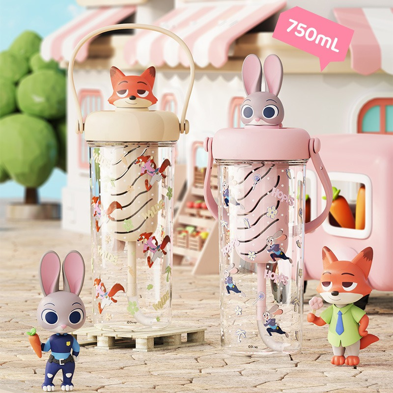 X&W Zootopia 밀짚 물병 여름용 차가운 음료  - Xin Sports Equipment 리뷰 및 가격